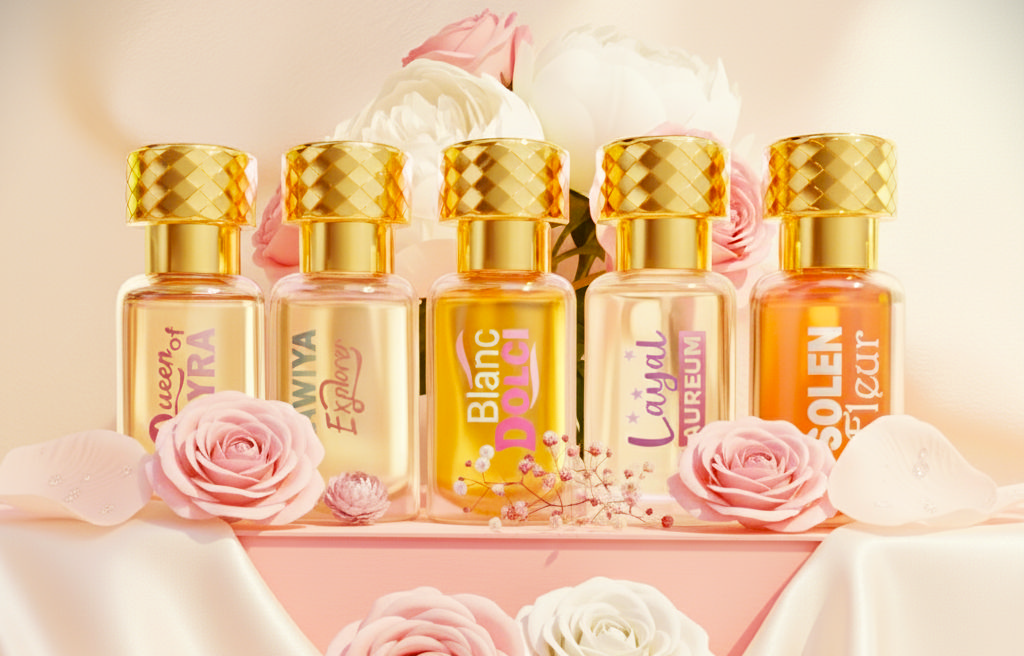 Natural ingredients used in perfumery.